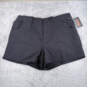 BASS OUTDOORS Womens Wicking Shorts with Side Pockets & Elastic Waist Sz XL NWT